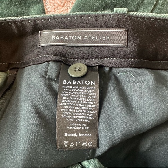 Babaton Atelier- Green Velvet Trousers - Picture 4 of 10